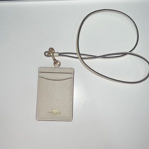 Authentic Coach Lanyard ID Badges Holder